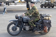 World War II reanactors History roars to life - World War II reanactors and their vehicles at Mid Atlantic Air Museum Airshow