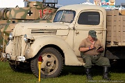 World War II reanactors History roars to life - World War II reanactors and their vehicles at Mid Atlantic Air Museum Airshow